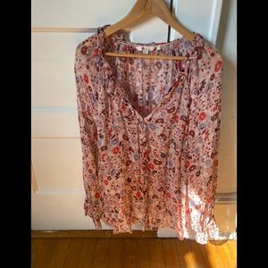 Boden Flower Blouse